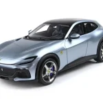 Korlátozott ajánlat Ferrari Purosangue Grigio Alloy (vitrinnel) Limitált